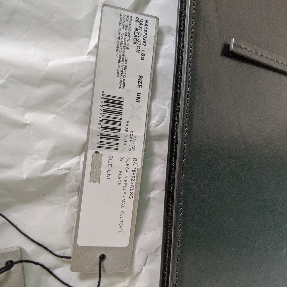 Rick Owens FW18 Sisyphus Maxi clutch BNWT/imperfections - Picture 7 of 16